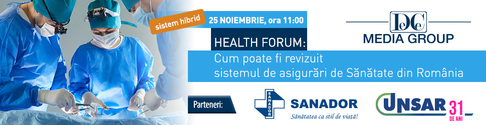 HEALTH FORUM: Cum poate fi revizuit sistemul de asigurări de Sănătate din România