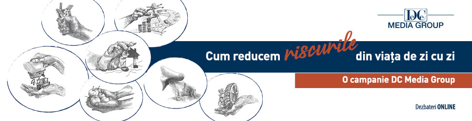 DC Media Group organizează în perioada iulie-septembrie 2023 seria de dezbateri online ”Cum reducem riscurile din viața de zi cu zi”.