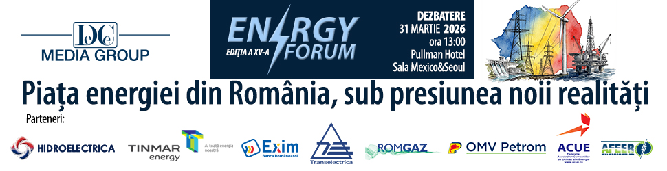 Energy Forum Ediția a XV-a: Piața energiei din România, sub presiunea noii realități