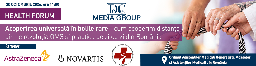 HEALTH FORUM:  Acoperirea universală în bolile rare Cum acoperim distanța dintre rezoluția OMS și practica de zi cu zi din România