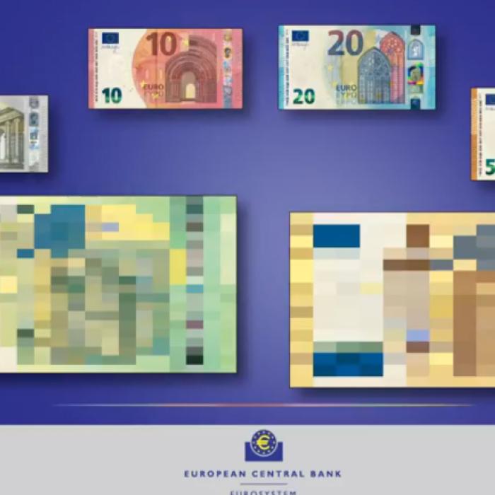 Cum arată noile bancnote de 100 și 200 de euro