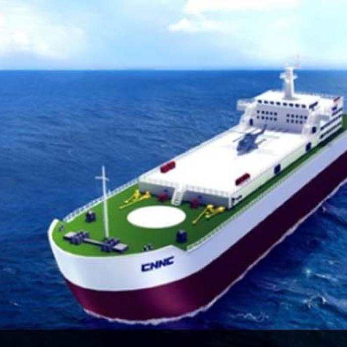 China își construiește prima centrală nucleră plutitoare