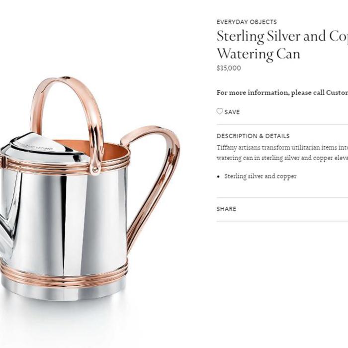 O celebră casă de bijuterii vinde... obiecte de uz casnic