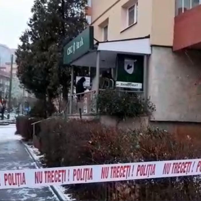 Un bancomat din Brașov a fost aruncat în aer
