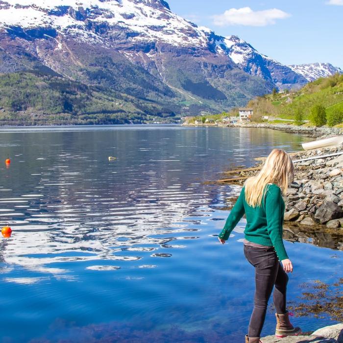 Primăvară în Norvegia în luna ianuarie. Temperatură record