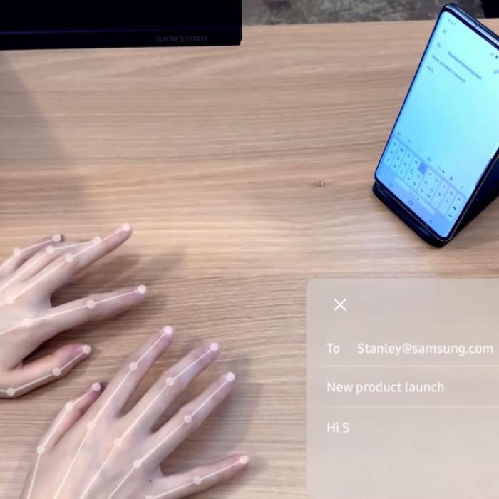 Premieră la CES 2020. Samsung prezintă tastatura virtuală