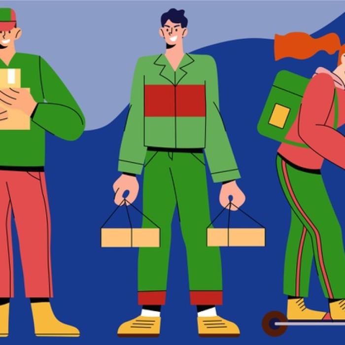 Pachete cu alimente de strictă necesitate, livrate în toată țara