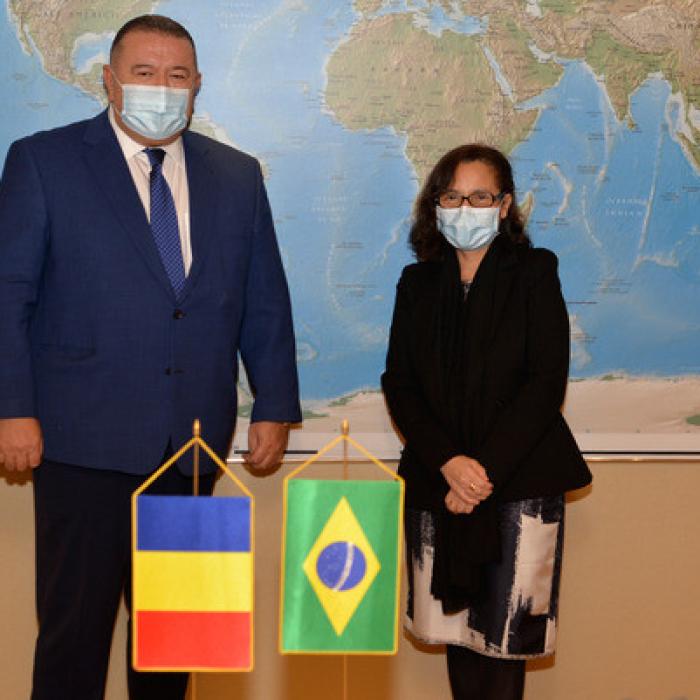 Ambasadorul Braziliei în România, Maria Laura da Rocha, în vizită  la CCIR