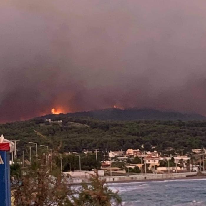 Grecia, cuprinsă de incendii. FOTO