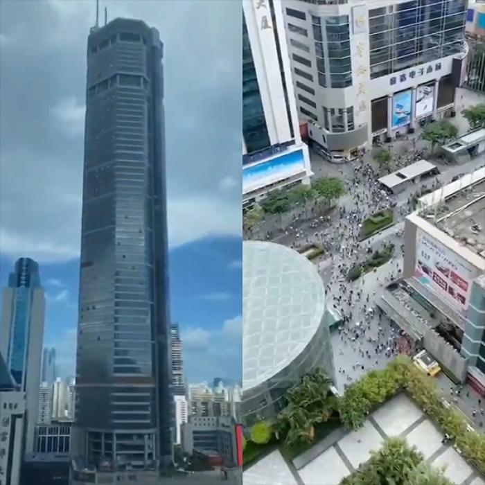Turnul de 71 de etaje din Shenzen s-a clătinat de trei ori. Decizia autorităților