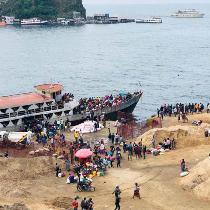 Evacuare parțială a orașului Goma. Vulcanul Nyiragongo își continuă activitatea