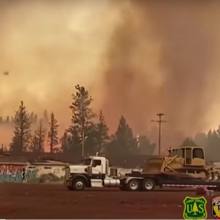 Imagini APOCALIPTICE în California. TORNADĂ de FOC surprinsă în imagini VIDEO