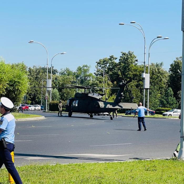 ELICOPTERUL din centrul Capitalei. Reacția ambasadei SUA