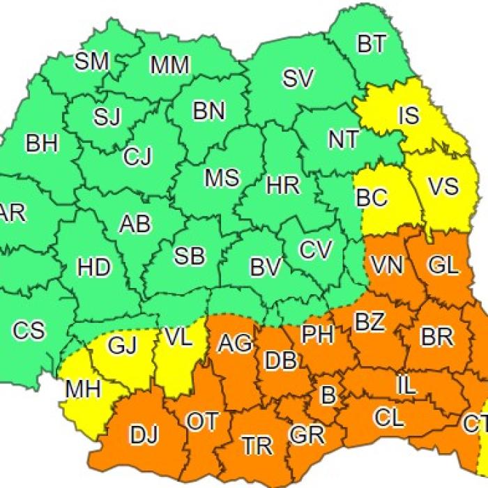 Codul PORTOCALIU de caniculă a fost PRELUNGIT. CE NE AȘTEAPTĂ