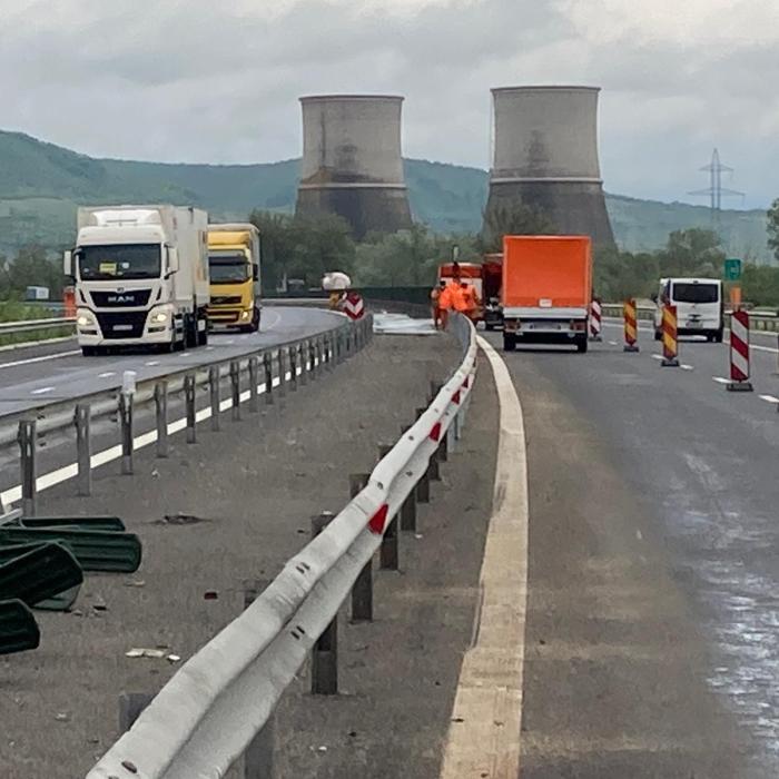 INFOTRAFIC. Circulație restricționată pe A1, între Sibiu și Deva
