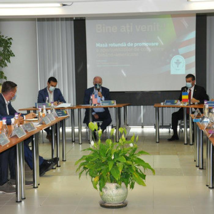 Masa rotundă de promovare a oportunităților de cooperare româno-americane la CCI Brașov