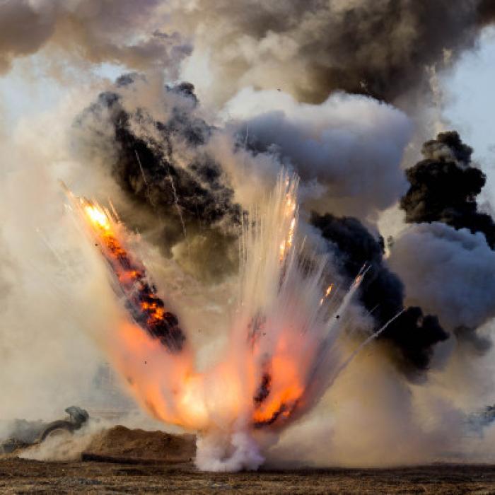 Trei zile de bombardamente în Fâşia Gaza
