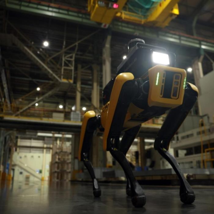 Ultima găselniță de la Hyundai: Roboți, pe post de agenți de securitate. VIDEO