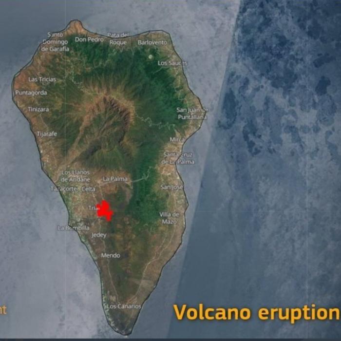 VIDEO. Vulcan din insulele Canare a erupt sute de metri în aer. Localități întregi, evacuate