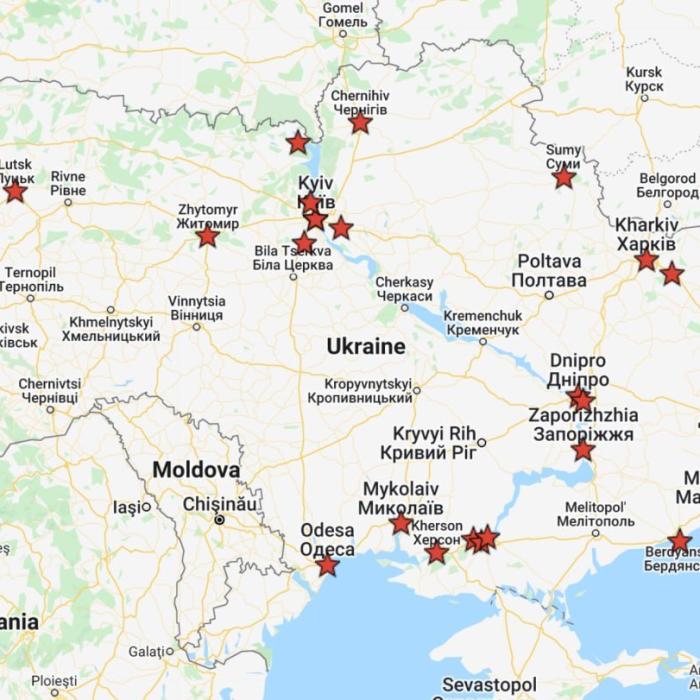 Putin invadează Ucraina. Explozii în mai multe orașe inclusiv Odessa, în apropierea graniței cu România