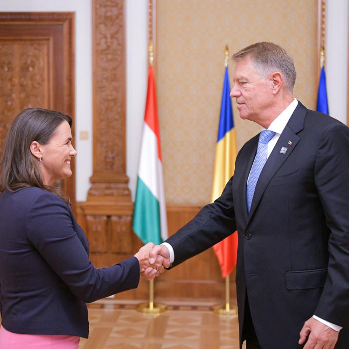 Iohannis, discuţie cu preşedinta Ungariei: Proiectele de interes să nu fie discriminatorii şi să nu se limiteze la anumite părţi din teritoriul României