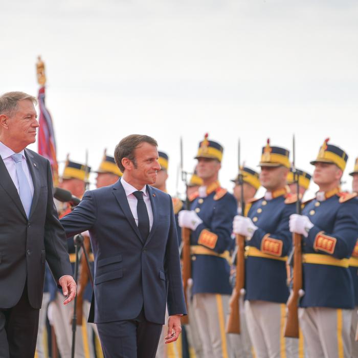 Macron: Franţa va ajuta România pentru a asigura tranzitul de cereale din Ucraina