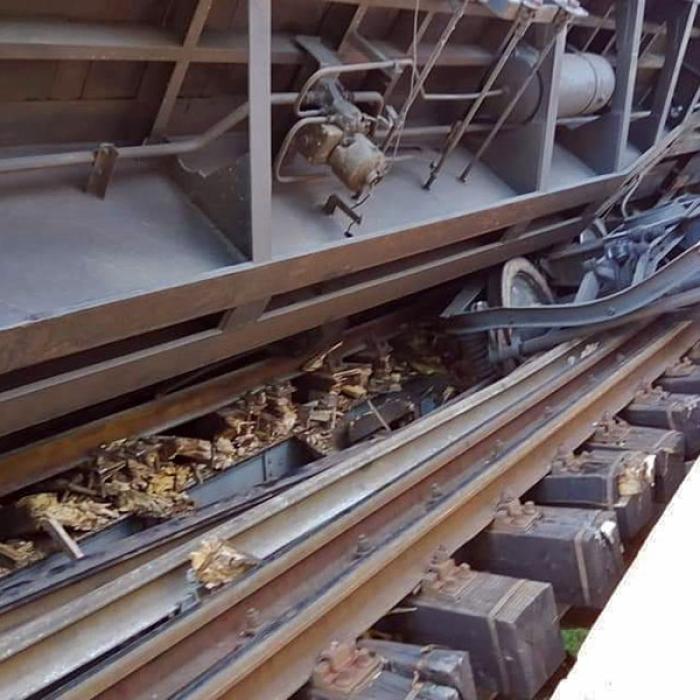 Tren cu 11 vagoane încărcate cu grâu din Ucraina a deraiat în Iași