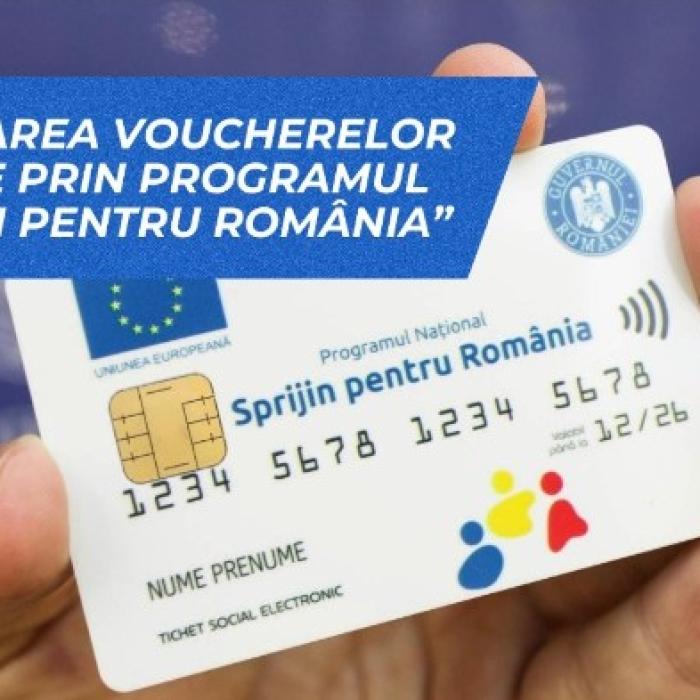 Vouchere sociale. Oficial: După câte zile de la primirea cardului sunt încărcaţi cei 250 de lei