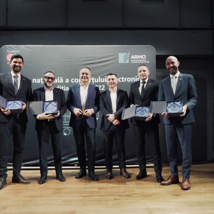 ARMO a premiat Ambasadorii Digitalizării cu prilejul Zilei naționale a comerțului electronic