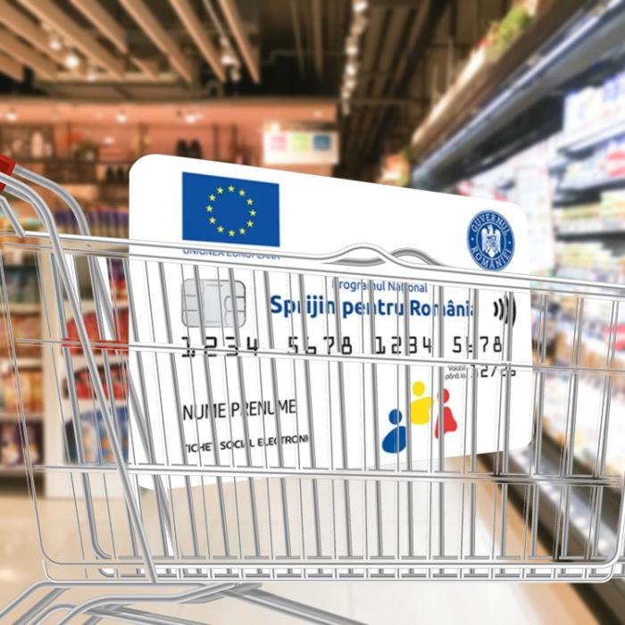 Vouchere sociale. Unele carduri, deja alimentate cu tranșa trei