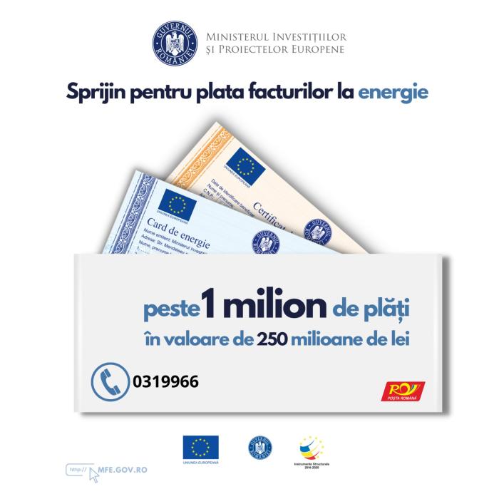 Cardul de energie. Lămuriri despre perioada în care pot fi folosite cele două tranşe de 700 lei
