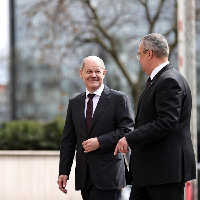 Nicolae Ciucă, întrevedere cu cancelarul Olaf Scholz. Discuţii despre intensificarea cooperării economice România-Germania
