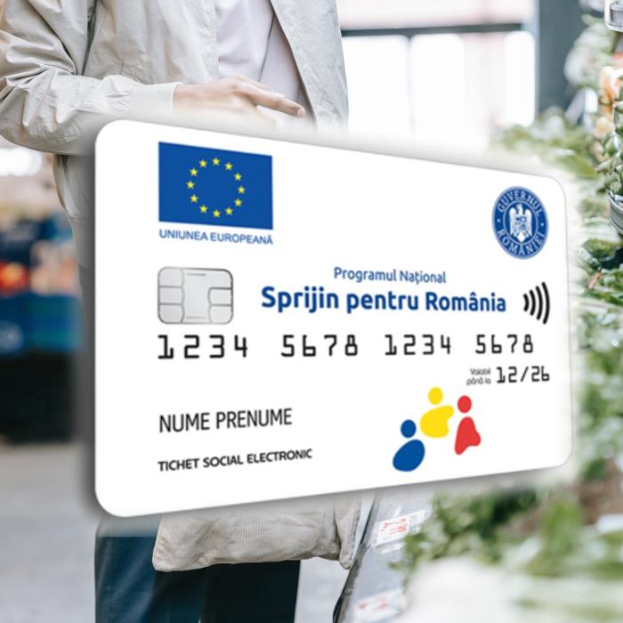 Vouchere alimente. Când sunt încărcate cardurile cu următoarea tranşă de 250 de lei
