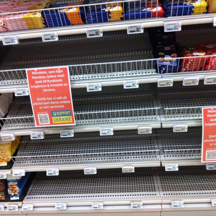 Un mare producător occidental de dulciuri, considerat sponsor al războiului lui Putin