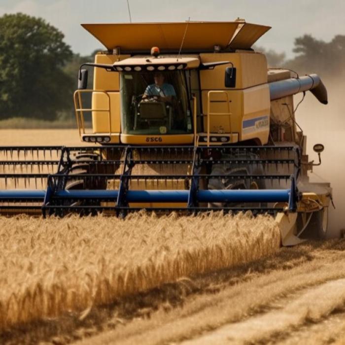 Recoltă mai bună de cereale în Olt. Fermierii însă sunt preocupați de prețuri