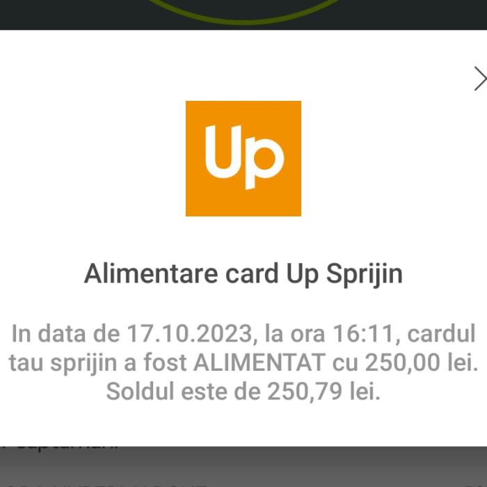 A început alimentarea cardurilor pentru alimente cu cei 250 de lei din octombrie