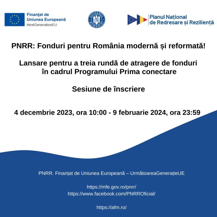 Programul "Prima conectare la sistemul public de alimentare cu apă și canalizare". AFM anunţă a treia rundă de atragere de fonduri