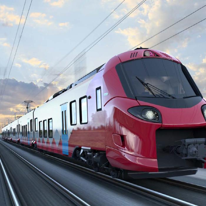 Primul tren nou, cumpărat de România după 30 ani, sosește la București