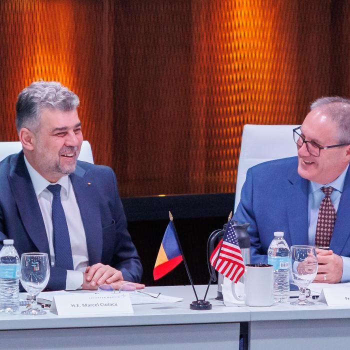 Premierul României, întâlnire cu reprezentanţii Lockheed Martin
