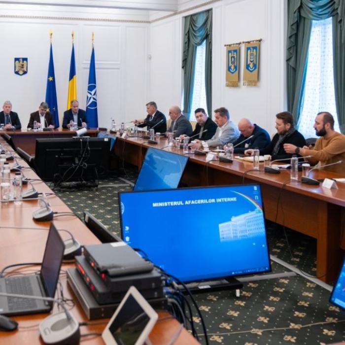 Ciolacu şi Predoiu, discuţii cu reprezentanții sindicatelor din MAI