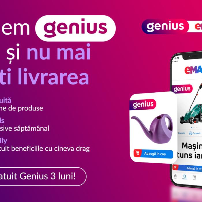 eMAG: Genius se extinde în 300 de localități din întreaga țară