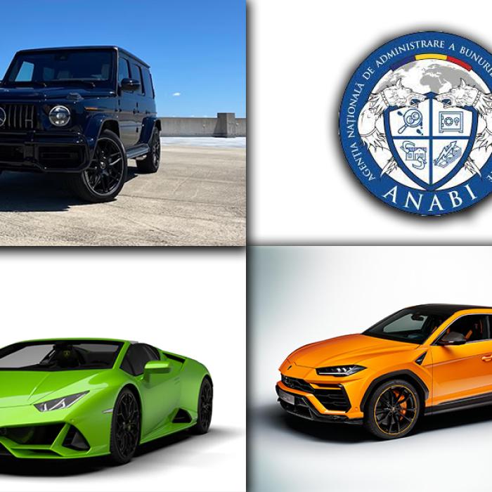 ANABI vinde un Lamborghini Urus, un Lamborghini Huracan și un Mercedes Benz AMG G 63