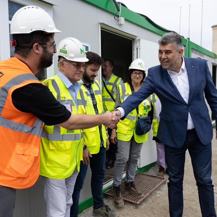 Ciolacu, pe șantierul liniei de metrou M6: Singura soluție pentru transportul din București este metroul