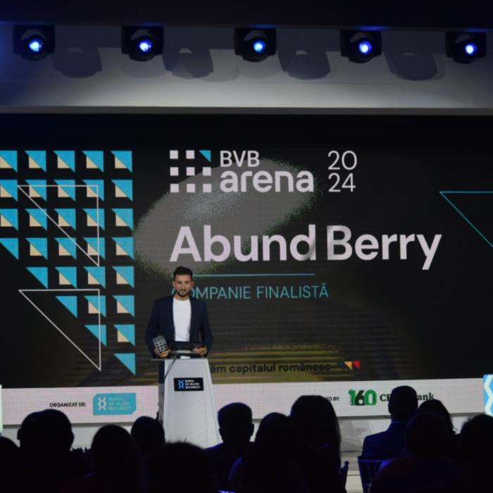 Cel mai tânăr finalist de la BVB Arena. Ionel Burtea (Abund Berry): Anul acesta aproape dublăm cifra de afaceri