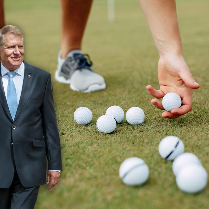 Cât costă de fapt să joci golf în România, un sport ieftin, după spusele lui Klaus Iohannis