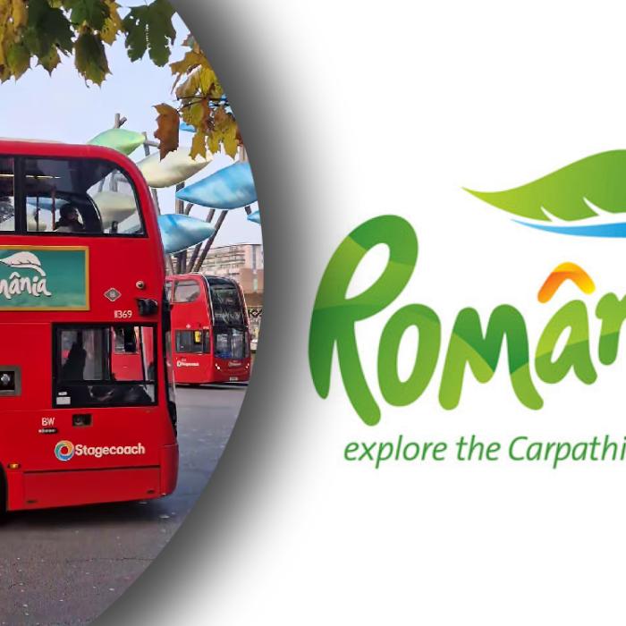 Autobuzele din Marea Britanie promovează România