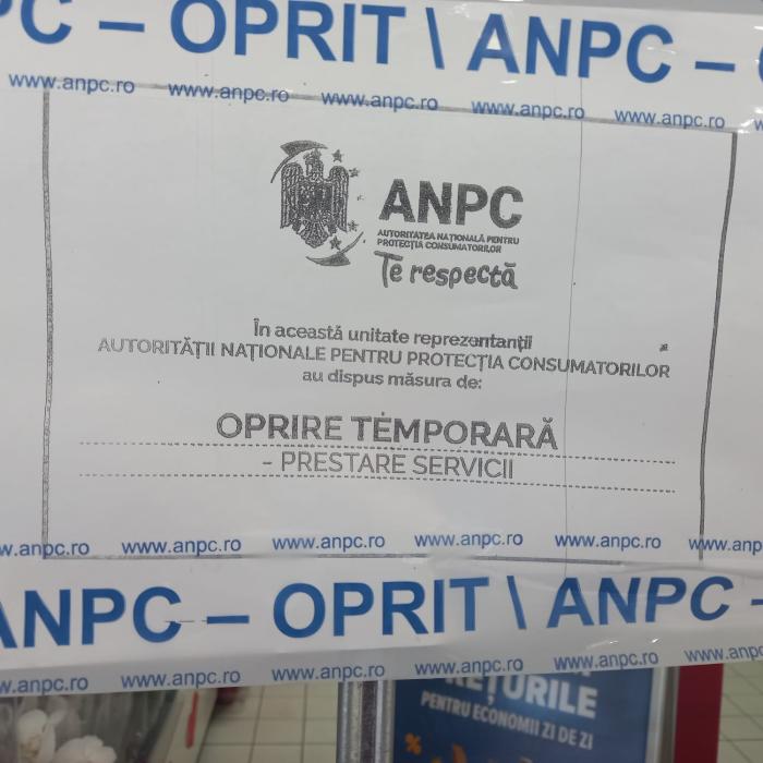Amenzi de 1,22 milioane de lei aplicate de ANPC