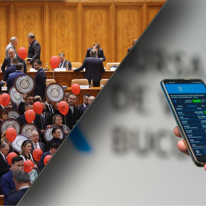 Bursa reacționează la moțiunea de cenzură! Scăderi pe linie, cu o excepție