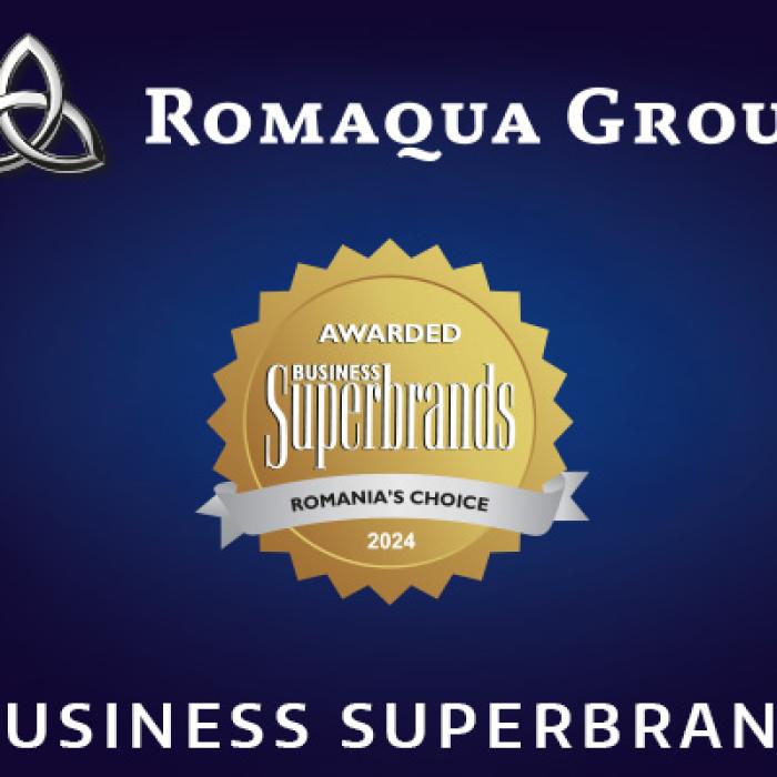 Romaqua Group obține statutul de Business Superbrand
