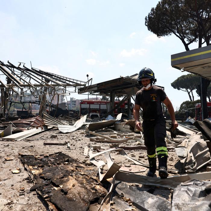 Explozie devastatoare la o benzinărie din Roma: Cel puțin 27 de răniți, inclusiv pompieri și polițiști